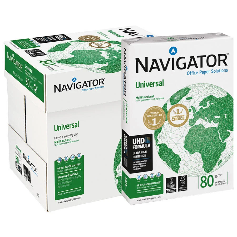 Navigator A4 Fotokopi Kağıdı 80 g 1 Koli 5 Paket (2.500 Sayfa)