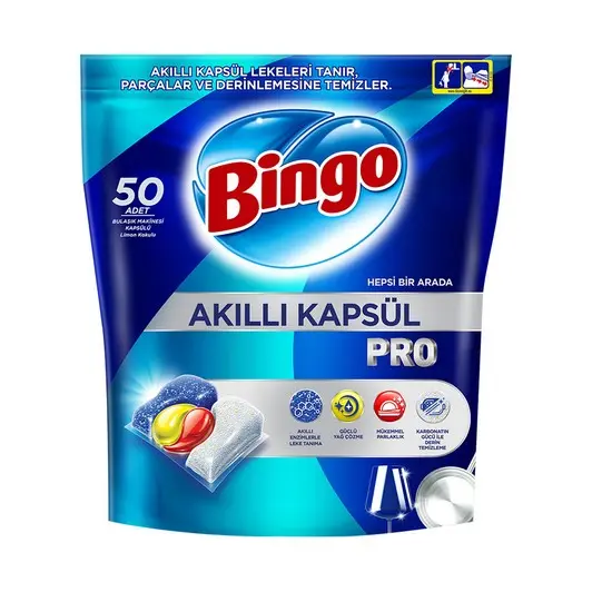 Bingo Bulaşık Makine Kapsül Pro 50 Li