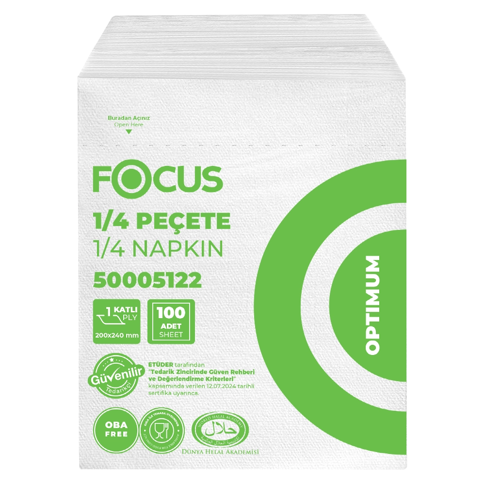 Focus Extra Peçete / 100 Yaprak