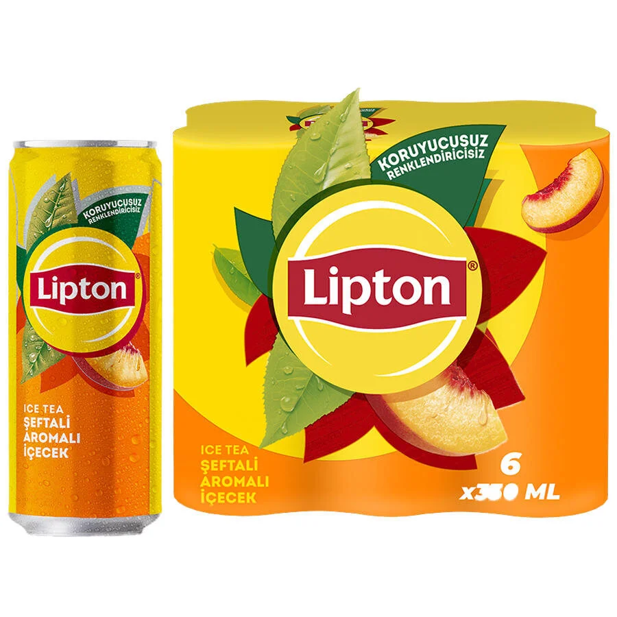 Lipton Ice Tea Şeftali Kutu 330 ml  24'lü