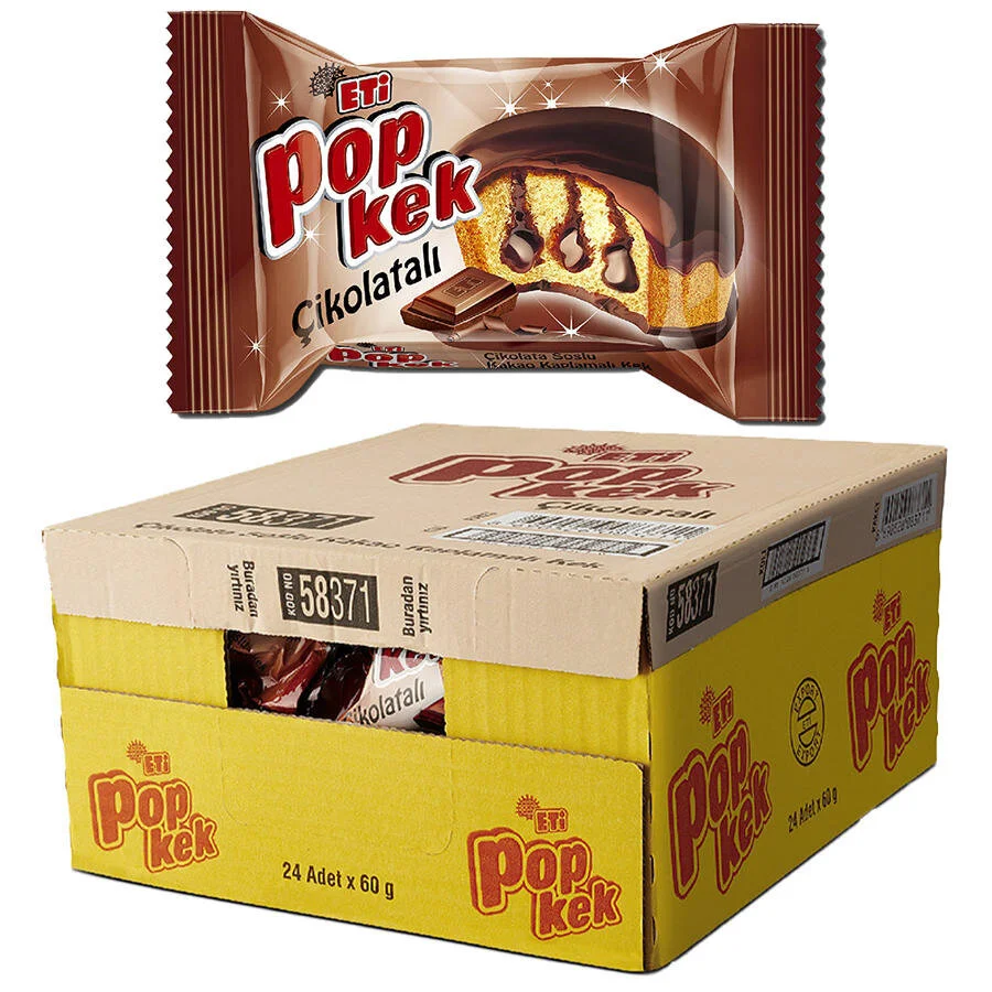 Eti Popkek Kakaolu 60 g 24'lü