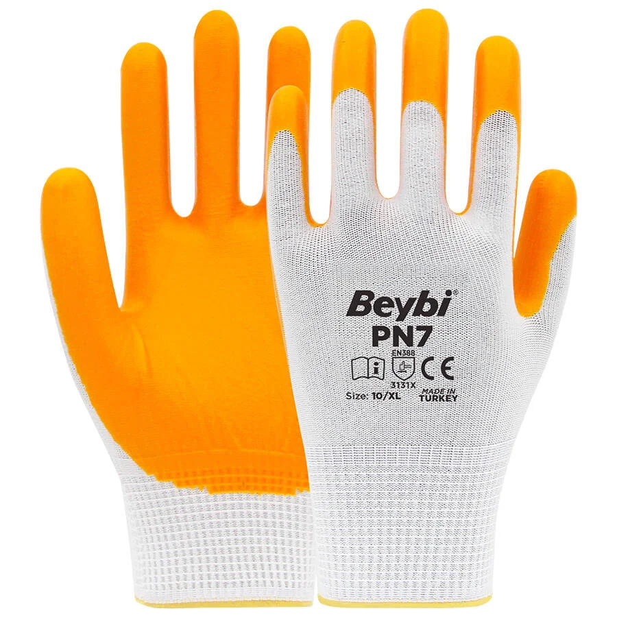 Beybi Nitril Eldiven Sarı
